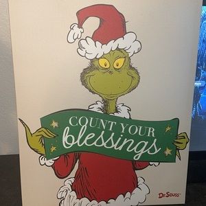 The Grinch picture canvas
